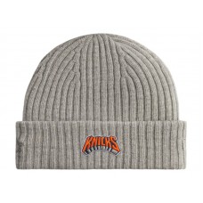 Kith x New York Knicks Archway Beanie Light Heather Grey