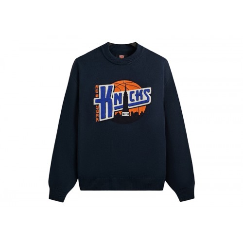 Оригинальный шмот Kith x New York Knicks Ball Lewis Sweater Nocturnal