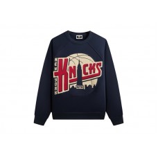 Kith x New York Knicks Basketball Vintage Nelson Raglan Crewneck Nocturnal