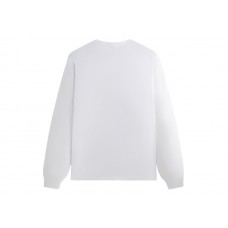 Kith x New York Knicks City Vintage Long Sleeve Tee White