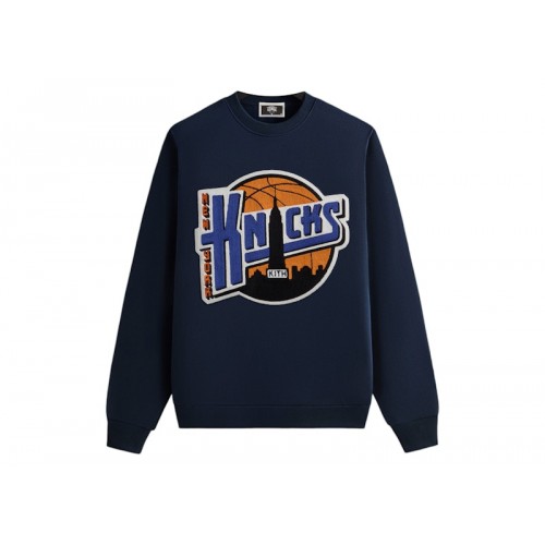 Оригинальный шмот Kith x New York Knicks City Vintage Nelson Crewneck Nocturnal