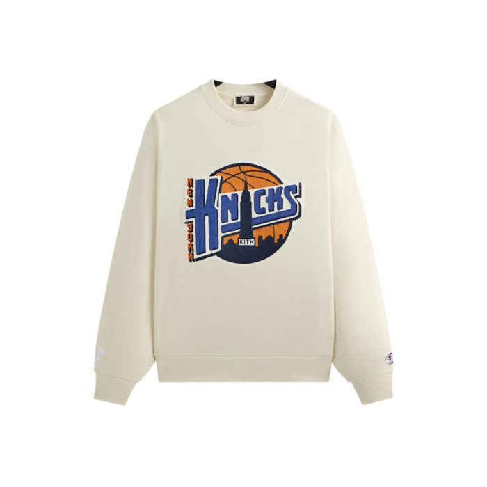 Kith x New York Knicks City Vintage Nelson Crewneck Sandrift