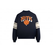 Kith x New York Knicks Classic Satin Bomber Jacket Nocturnal