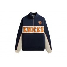 Kith x New York Knicks Coach Vintage Nelson Quarter Zip Nocturnal