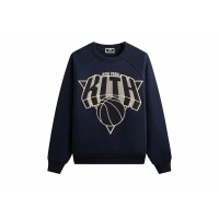 Kith x New York Knicks Cutoff Nelson Raglan Vintage Crewneck Nocturnal
