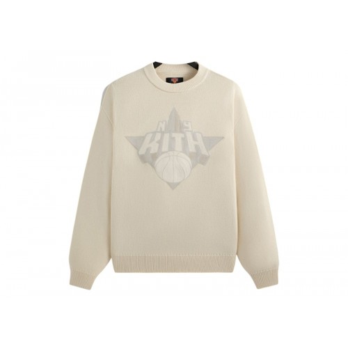 Оригинальный шмот Kith x New York Knicks Empire Lewis Sweater Sandrift