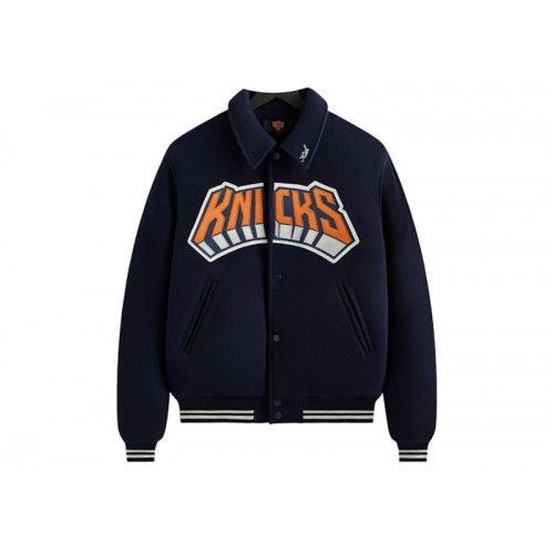 Оригинальный шмот Kith x New York Knicks Empire Wool Coaches Jacket Nocturnal