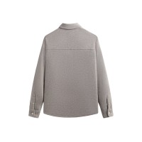 Kith x New York Knicks Felted Jersey Apollo Shirt Medium Heather Grey