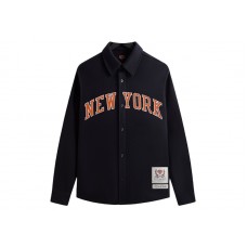 Kith x New York Knicks Felted Jersey Apollo Shirt Nocturnal