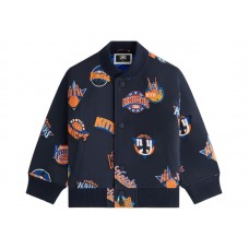 Kith x New York Knicks Kids Printed Bomber Jacket Nocturnal