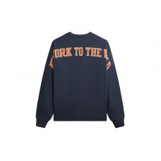 Kith x New York Knicks Knickerbockers Long Sleeve Quinn Vintage Tee Nocturnal