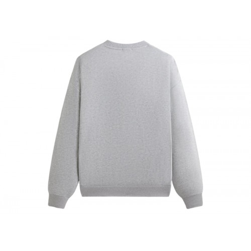 Оригинальный шмот Kith x New York Knicks Laurel Vintage Nelson Crewneck Light Heather Grey