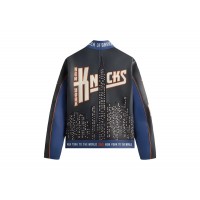 Kith x New York Knicks Leather Moto Jacket Nocturnal