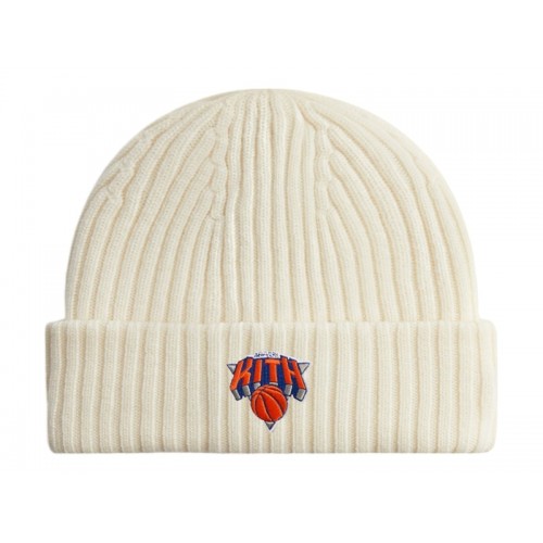 Kith x New York Knicks Logo Beanie Sandrift