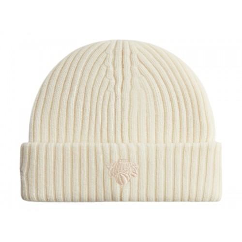 Kith x New York Knicks Logo Beanie Sandrift