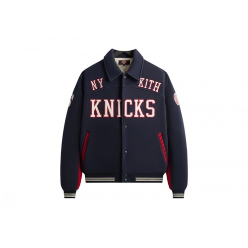 Kith x New York Knicks Madison Square Garden Wool Varsity Jacket Nocturnal