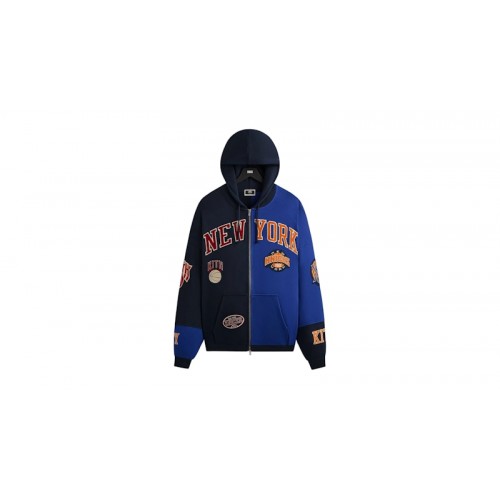 Kith x New York Knicks Mash Up Braxton Vintage Hoodie Nocturnal