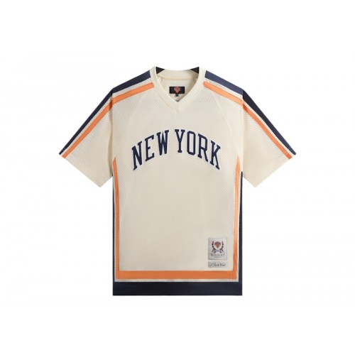 Оригинальный шмот Kith x New York Knicks Mesh Leon Top Sandrift