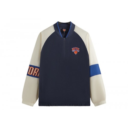 Оригинальный шмот Kith x New York Knicks Nylon Quarter Zip Nocturnal