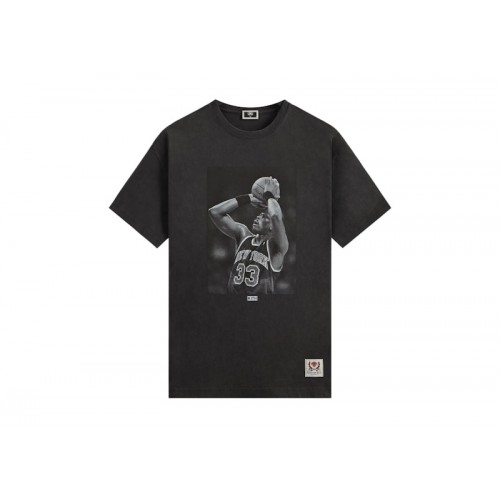 Kith x New York Knicks Patrick Ewing Vintage Tee Black