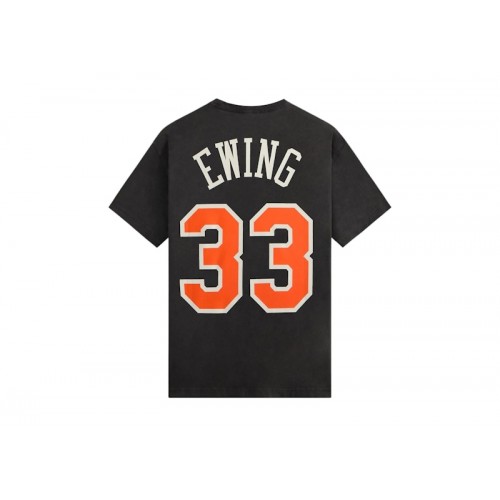 Kith x New York Knicks Patrick Ewing Vintage Tee Black