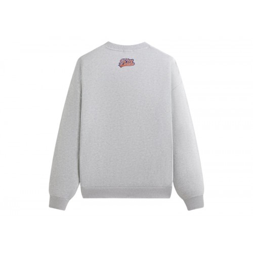 Оригинальный шмот Kith x New York Knicks Script Vintage Nelson Crewneck Light Heather Grey