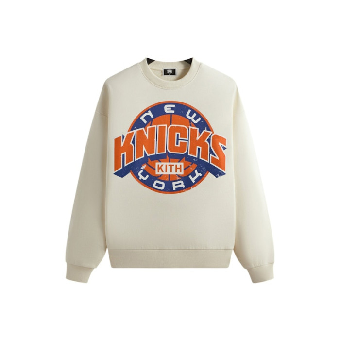 Оригинальный шмот Kith x New York Knicks Showtime Vintage Nelson Crewneck Sandrift
