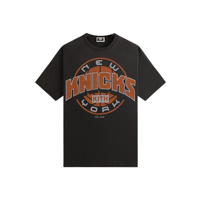 Kith x New York Knicks Showtime Vintage Tee Black