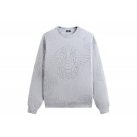 Kith x New York Knicks Sketched Vintage Nelson Crewneck Light Heather Grey