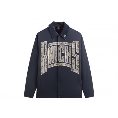 Оригинальный шмот Kith x New York Knicks Snap Front Coaches Jacket Nocturnal