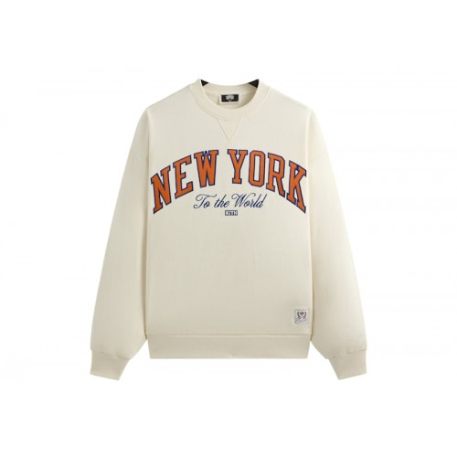 Оригинальный шмот Kith x New York Knicks Vintage Nelson Crewneck Sandrift