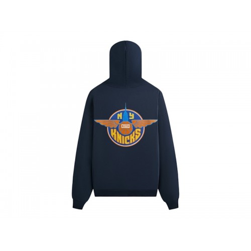 Оригинальный шмот Kith x New York Knicks Wingman Vintage Nelson Hoodie Nocturnal