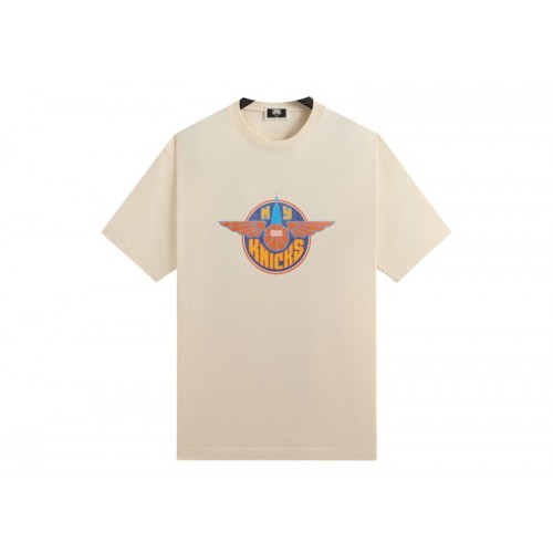 Оригинальный шмот Kith x New York Knicks Wingman Vintage Tee Sandrift