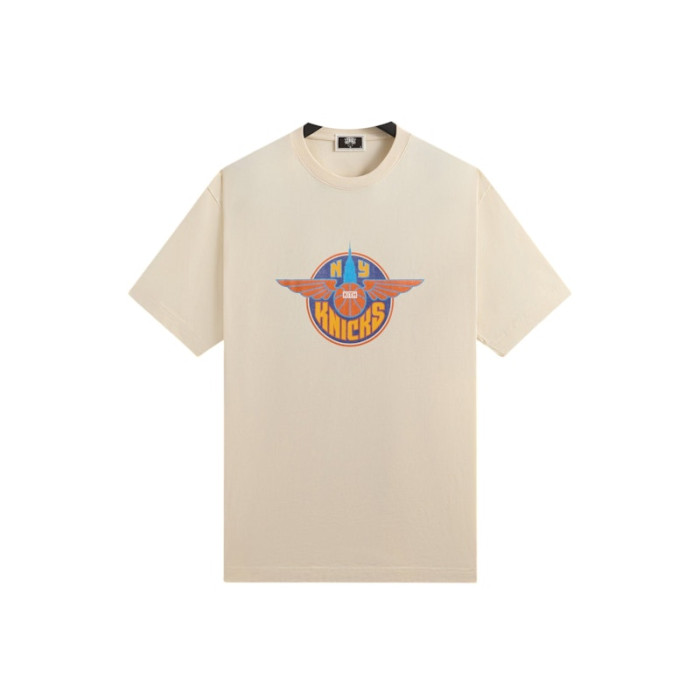Kith x New York Knicks Wingman Vintage Tee Sandrift