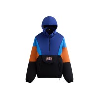 Kith x New York Knicks Wings Quarter Zip Anorak Black