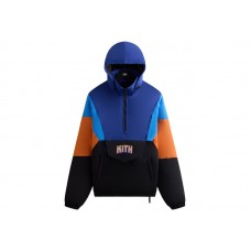 Kith x New York Knicks Wings Quarter Zip Anorak Black