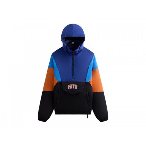 Kith x New York Knicks Wings Quarter Zip Anorak Black