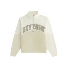 Kith x New York Knicks Womens Hunter III Panelled Quarter Zip Sandrift