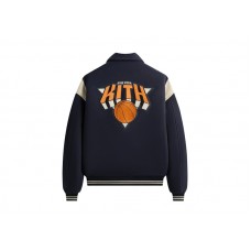 Kith x New York Knicks Wool Varsity Jacket Nocturnal