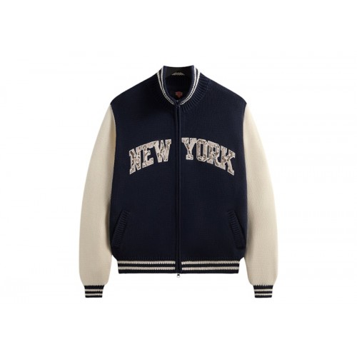 Оригинальный шмот Kith x New York Knicks Wyona Full Zip Sweater Nocturnal