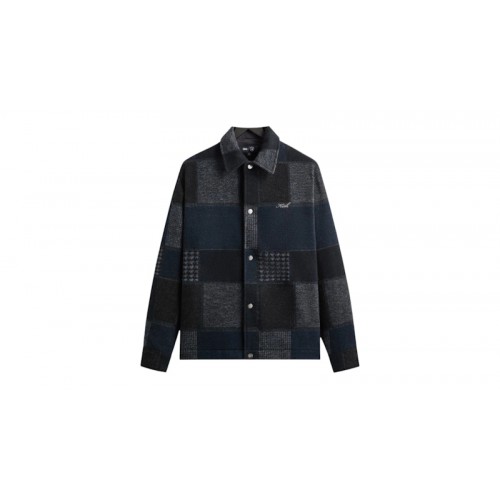 Kith x New York Yankees Patchwork Wool Coaches Jacket Nocturnal