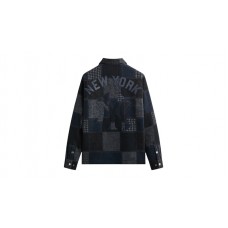 Kith x New York Yankees Patchwork Wool Coaches Jacket Nocturnal