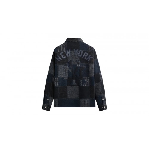 Kith x New York Yankees Patchwork Wool Coaches Jacket Nocturnal