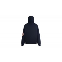 Kith x New York Yankees Plush Fleece Cropped Braxton Hoodie Nocturnal