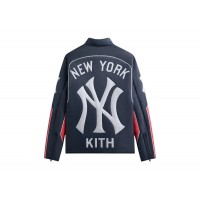 Kith x New York Yankees Zip Brixton Puffed Shirt Jacket Nocturnal