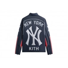 Kith x New York Yankees Zip Brixton Puffed Shirt Jacket Nocturnal