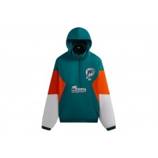 Kith x NFL 47 Dolphins Quarter Zip Anorak With Hood Center