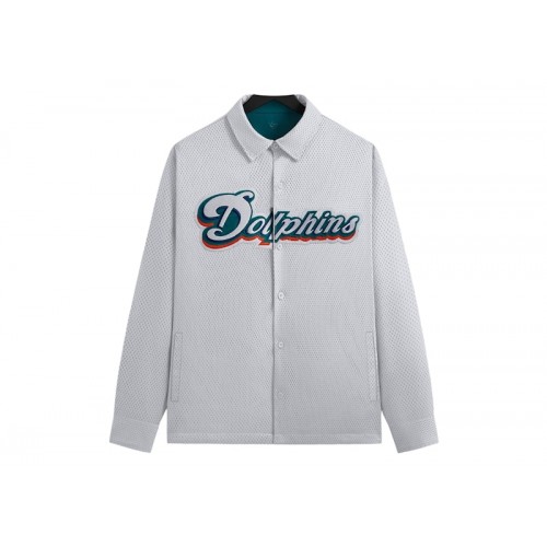 Оригинальный шмот Kith x NFL 47 Dolphins Reversible Ginza White