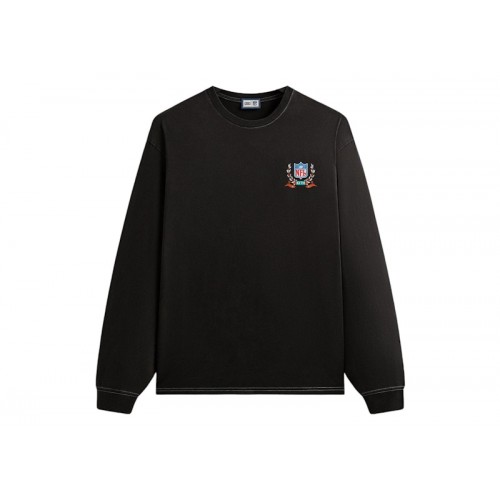Оригинальный шмот Kith x NFL 47 Dolphins Vintage Long Sleeve Tee Black