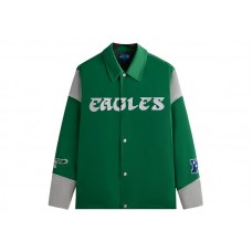 Kith x NFL 47 Eagles Kieran Coaches Jacket Parrot